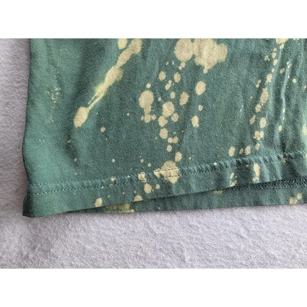 Polo Ralph Lauren Green Tie Dye Long Sleeve Pullover Hoodie Size Large